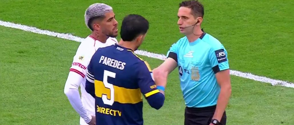 Arbitraje polémico en Barracas Central vs Boca