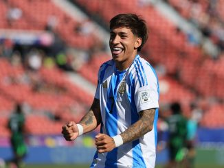 Doblete de Maher Carrizo con la Selección Argentina para moldear el 3-0 parcial ante Nigeria.