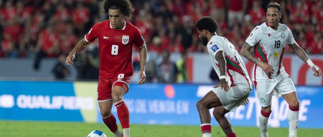 Panamá empató agónicamente con Surinam y siguen peleando cabeza a cabeza