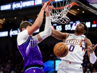 Fue por 138 a 134 en tiempo suplementario. Utah Jazz frenó a Phoenix Suns en un partidazo de NBA