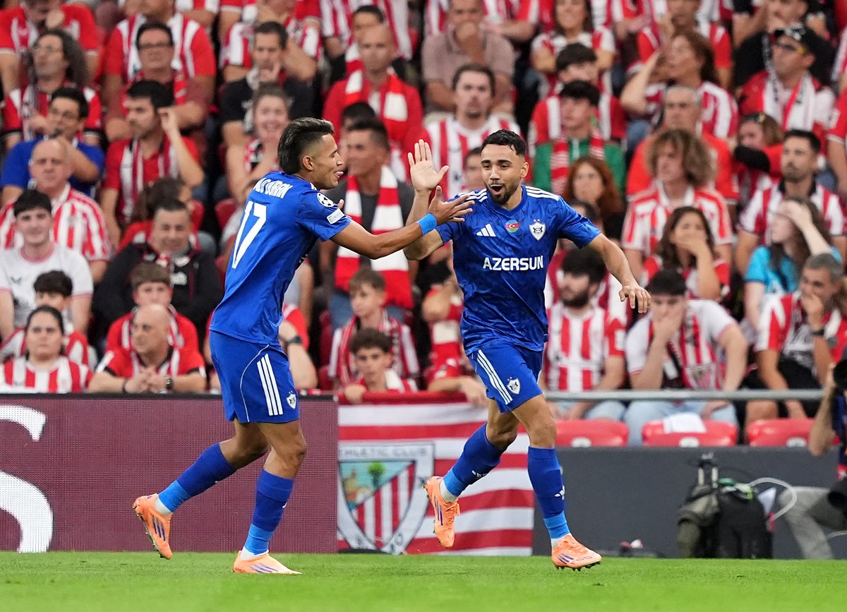Sorpresa total en Bilbao: Qarabag golpeó al Athletic a los 48 segundos en Champions