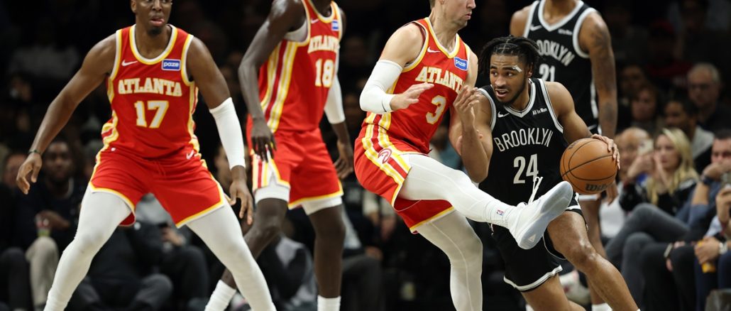 Brookyln Nets 112 vs Atlanta Hawks 117 Los Hawks ganaron 117 a 112 en la noche de Nueva York. Brooklyn Nets cayó con Atlanta y perdió los cinco que jugó