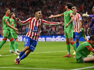 Atlético de Madrid venció a Osasuna con gol de Thiago Almada