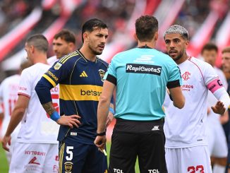 El hijo de Pancho fue castigado por Beligoy. Nicolás Lamolina fue suspendido tras Barracas Central - Boca