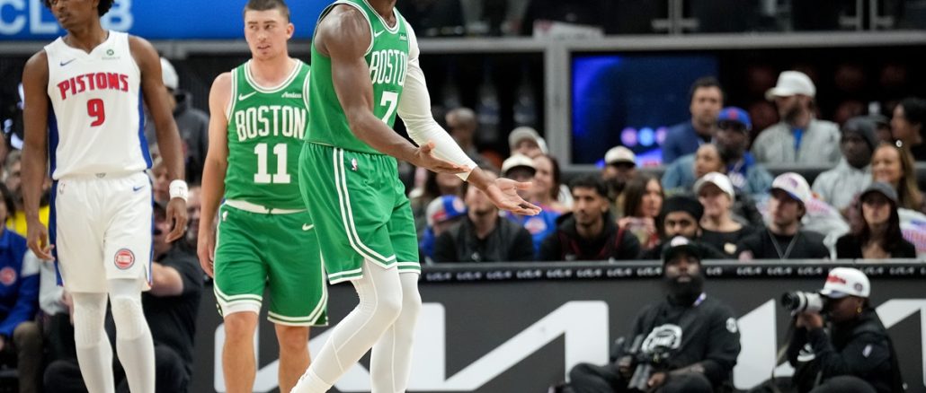 Detroit Pistons 119 Boston Celtics 113 Fue victoria local por 119 a 113 en Michigan. Detroit Pistons también le dio un golpe a Boston Celtics en la NBA