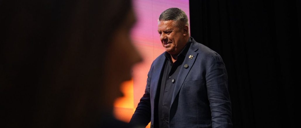 Claudio Fabián Tapia Claudio Tapia: "Somos formadores y por eso tenemos un torneo de 30 equipos"