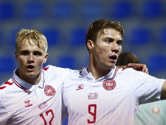 Dinamarca goleó y sigue el mano a mano con Escocia