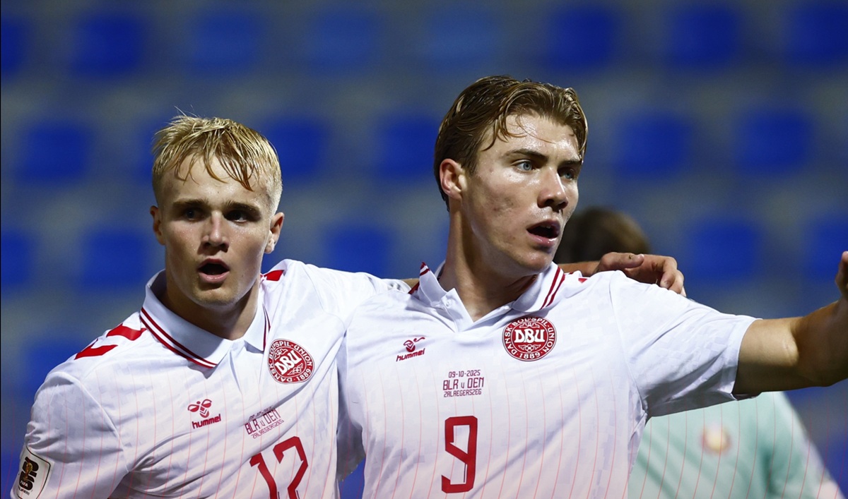 Dinamarca goleó a Bielorrusia con doblete de Rasmus Hojlund
