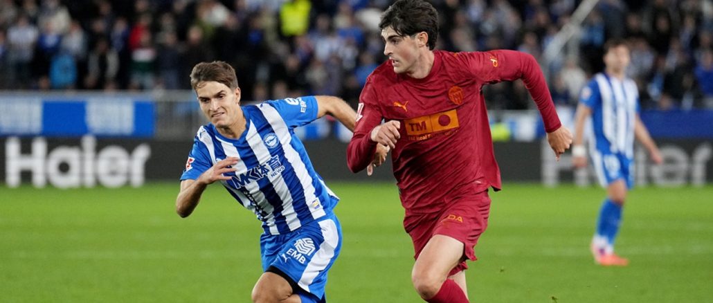 El Alavés de Chacho Coudet se quedó en cero ante Valencia