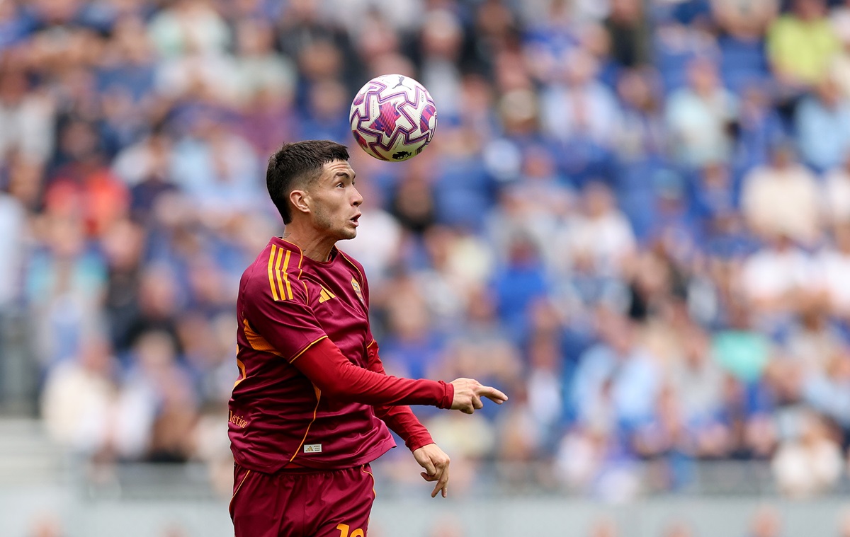 Matías Soulé sigue en racha y marcó para Roma ante Fiorentina