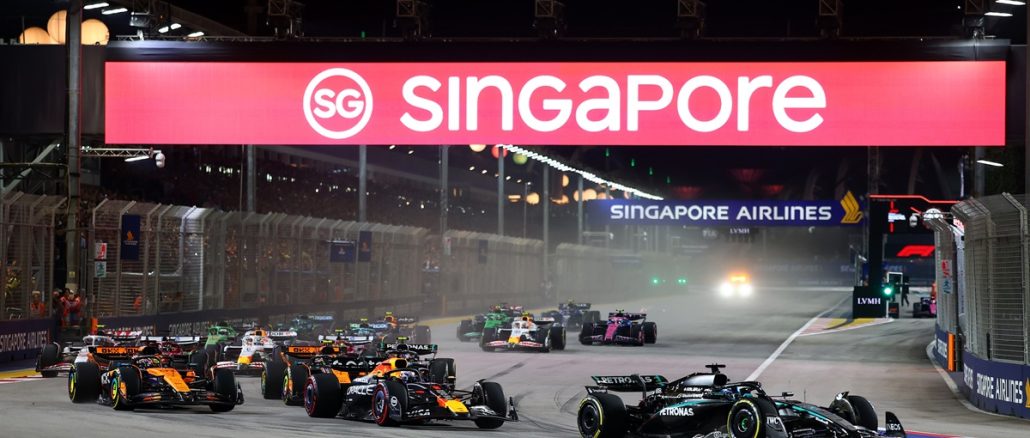 George Russell largó primero y terminó primero en el Gran Premio de Singapur Russell ganó en Singapur y Franco Colapinto fue decimosexto