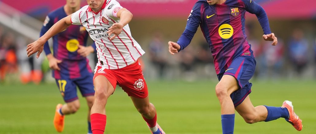 Barcelona 2 Girona 1 El uruguayo desató la fiesta Culé con un épico 2 a 1. Araújo le sacó el óxido a Barcelona que le ganó a Girona bajo la lluvia