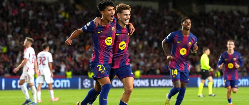 Barcelona Barcelona le ganó al Olympiacos por Champions League