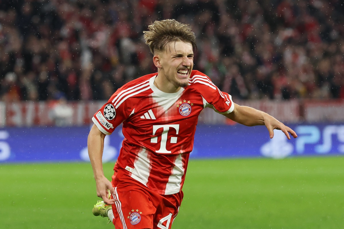 El primer gol de Lennart Karl en Bayern Múnich fue por Champions League
