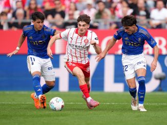 Girona y Real Oviedo hicieron un partidazo (3-3) en Montilivi lleno de penales y polémicas
