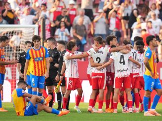 Girona venció a Valencia y gritó triunfo por primera vez