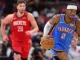 Oklahoma City Thunder venció a los Houston Rockets en un debut histórico