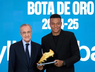Kylian Mbappé recibió la Bota de Oro