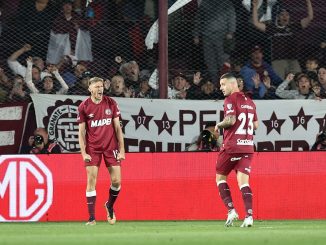 Lanús se adelantó en semis con otro gol de Rodrigo Castillo