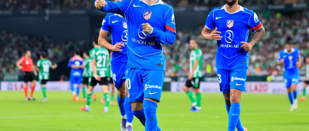 Atlético Madrid superó a Betis y trepó al cuarto puesto en La Liga