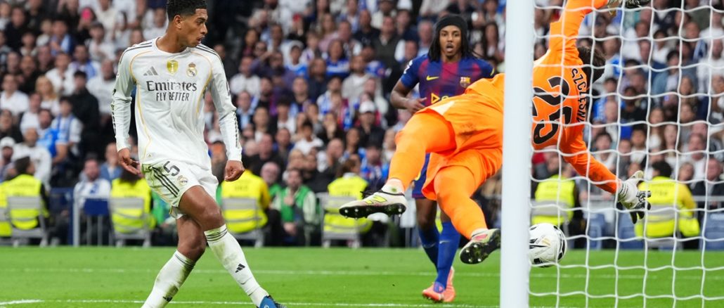 Jude Bellingham marcó en El Clásico