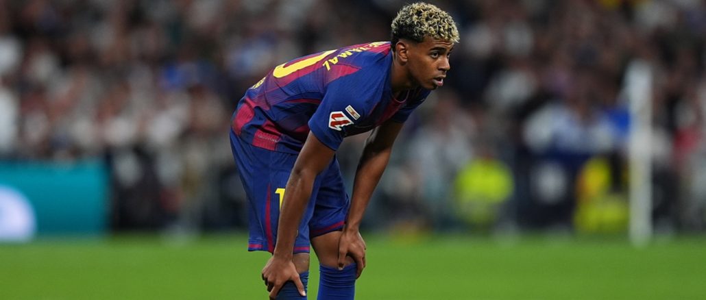 Lamine Yamal no pudo destacarse en El Clásico