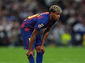 Lamine Yamal no pudo destacarse en El Clásico