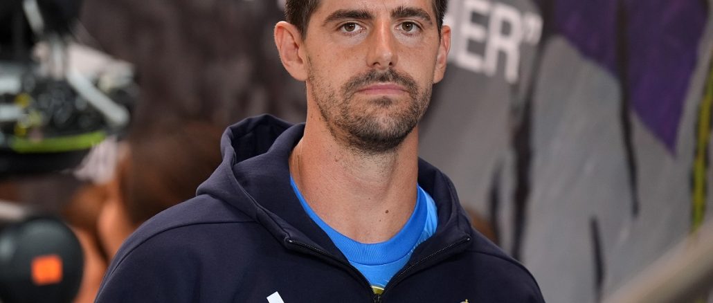 Courtois ataca sin piedad a Joan Laporta y Javier Tebas en la previa de Real Madrid en Champions