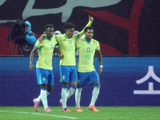 Estevao abrió la cuenta para Brasil ante Corea del Sur con un golazo