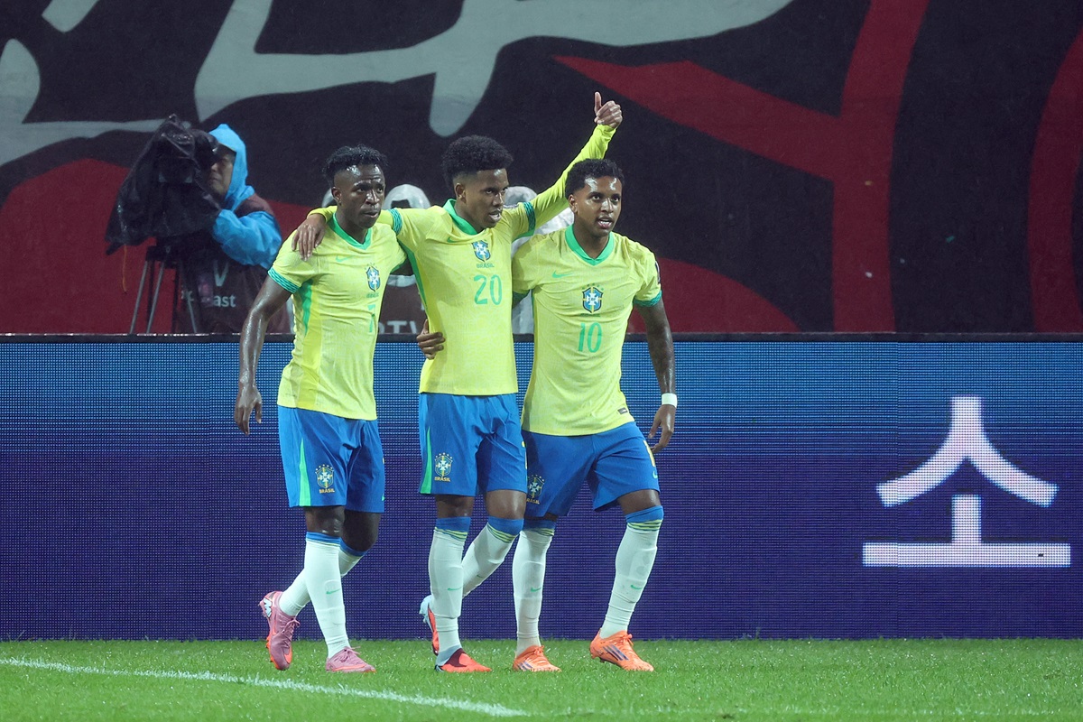 Estevao abrió la cuenta para Brasil ante Corea del Sur con un golazo