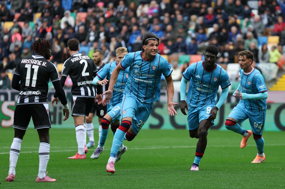 Udinese y Cagliari brindaron un empate con sabor a poco