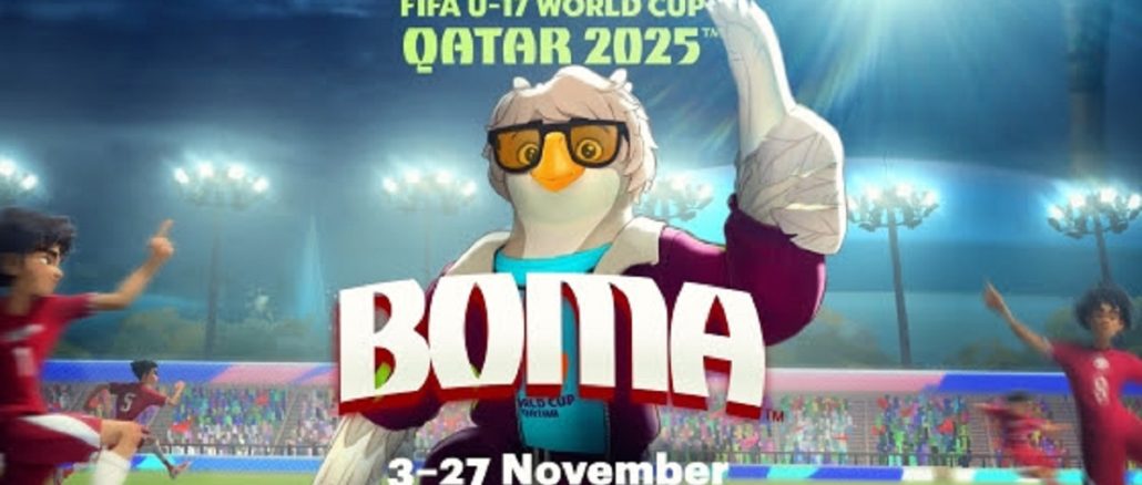 BOMA será la mascota oficial de la Copa Mundial Sub-17 de la FIFA Qatar 2025