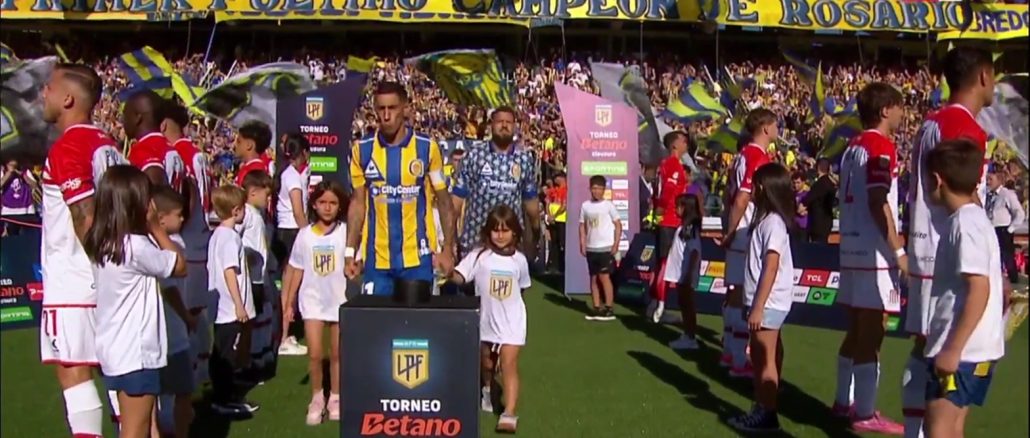 Estudiantes hizo un pasillo de espaldas a Rosario Central