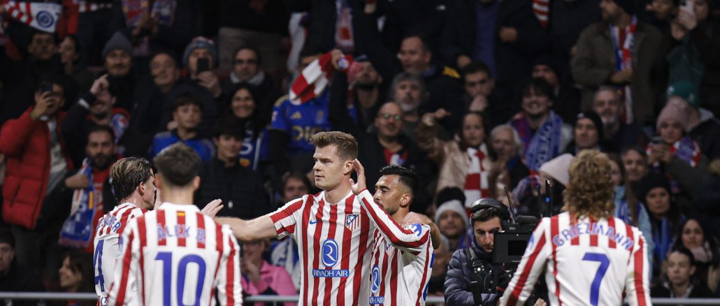 Atlético Madrid ganó con doblete de Sorloth