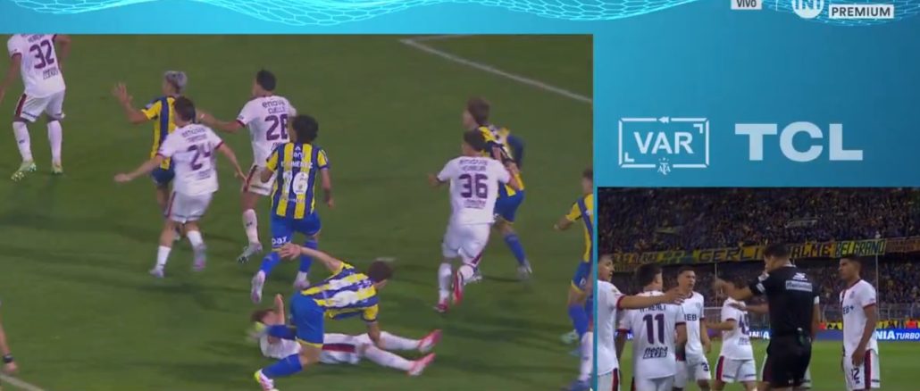 Gol anulado a Rosario Central ante San Lorenzo Gol anulado a Rosario Central ante San Lorenzo