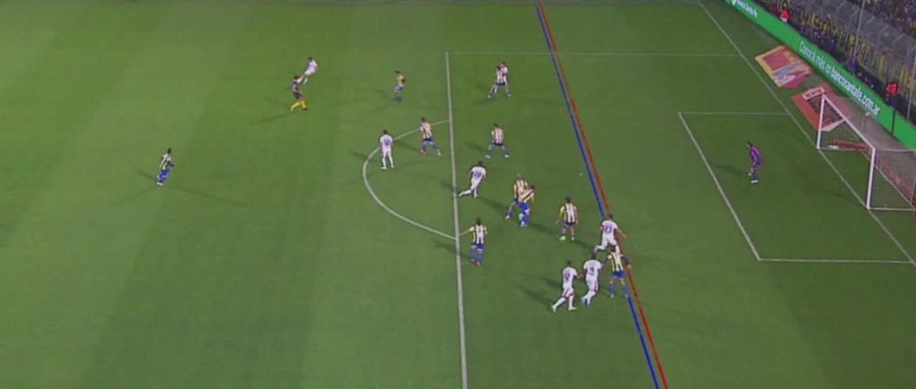 Gol anulado a San Lorenzo ante Rosario Central