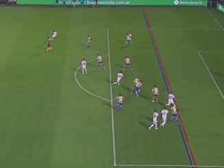 Gol anulado a San Lorenzo ante Rosario Central