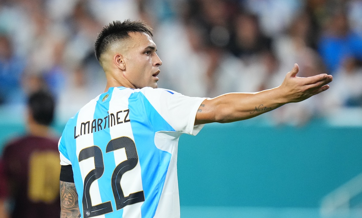 Lautaro Martínez es el cuarto goleador histórico de Argentina