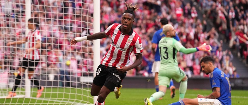 Athletic venció a Oviedo con golazo de Nico Williams