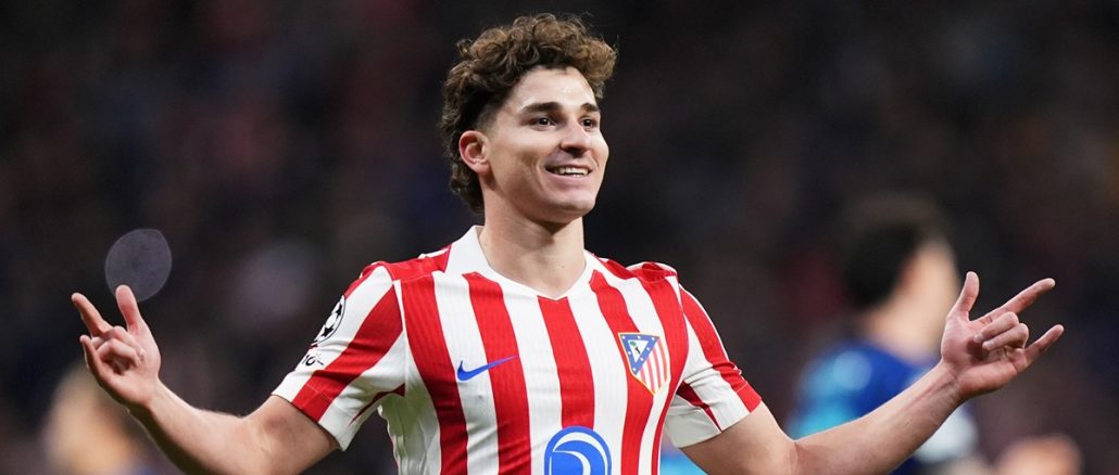 Julián Álvarez marcó ante Inter Nuevo gol de Julián Álvarez en Champions League