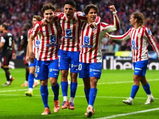Fue 3 a 0 con goles de Julián Álvarez, Thiago Almada y Griezmann. Atlético Madrid goleó a Sevilla e igualó la línea del Barcelona