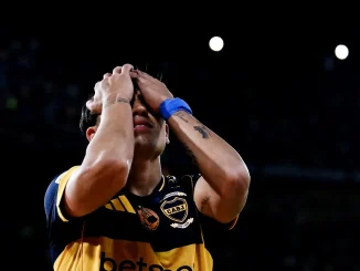 Changuito Zeballos falló un penal en el final del primer tiempo de Estudiantes- Boca