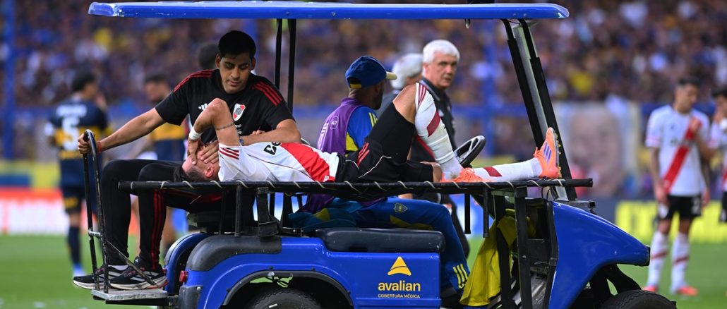 Tras una operación que lo dejó fuera de las canchas por 94 días, surgen más problemas para River con una nueva lesión de Maxi Meza