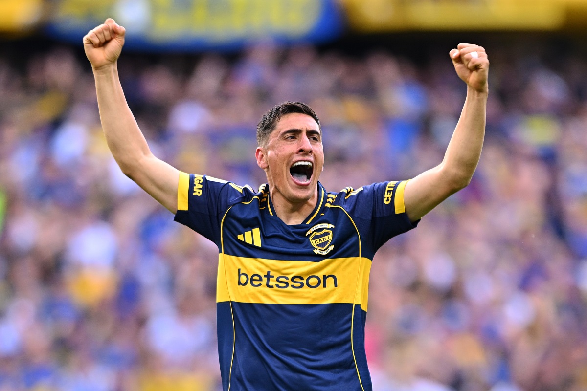 Miguel Merentiel estiró la diferencia para Boca: es el cuarto gol en seis Superclásicos jugados.
