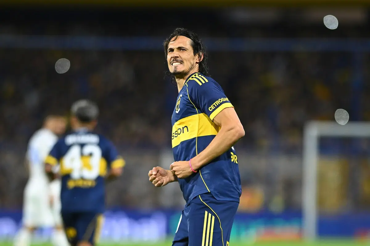 Edinson Cavani volvió a jugar en Boca tras dos meses de inactividad y le metió un gol a Tigre