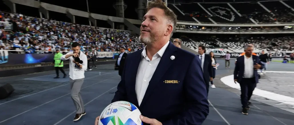 botafogo-v-racing-club-recopa-sudamericana-2025 Alejandro Domínguez: "Sueño con un Mundial de 64 selecciones en 2030 y sería por única vez"