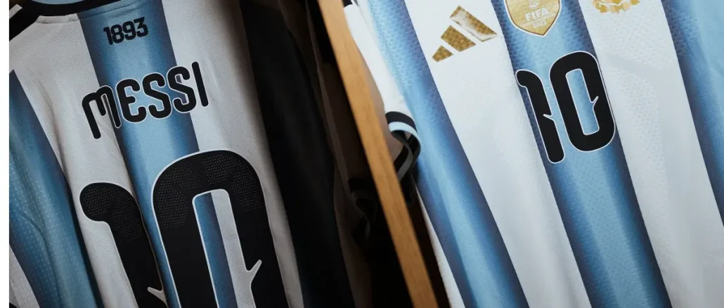 camiseta-argentina La Selección Argentina estrenó la nueva camiseta en el amistoso ante Angola