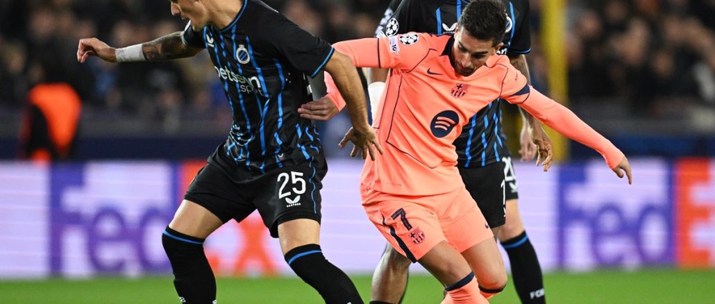 Ferrán Torres anotó un gol con Barcelona ante Brugge por Champions League El ex Valencia anotó el 1 a 1 parcial ante Brugge en Bélgica. Ferrán Torres lleva 2 goles en 4 partidos de Champions con Barcelona