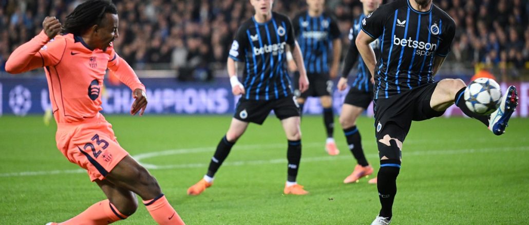 Brujas 3 vs Barcelona 3 Lo pudieron ganar los dos. Merecieron ganar los dos. Brujas y Barcelona dibujaron un cautivante 3 a 3 en Champions League