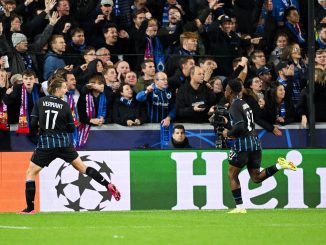 Vermant marcó pero el VAR vio infracción sobre Szczesny. Más que polémico gol anulado a Brujas sobre Barcelona en el final